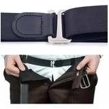 Cinto Prendedor Camisa Elástico 53cm - Preto