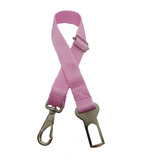Cinto Segurança Pet Coleira Universal Porte Cachorro Gato Cor Rosa