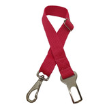 Cinto Segurança Pet Coleira Universal Porte Cachorro Gato Cor Vermelho Inter Pets Cinto Pet