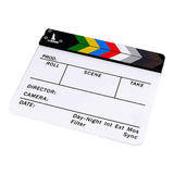 Claquete Cinema Acrílico Profissional Decoração E Filmagens 