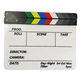 Claquete Profissional Universal Studios Branca Cinema Videos