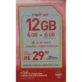 Claro Chip Pré Pago Ddd-11 São Paulo Capital Com 30 Reais Rc