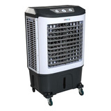 Climatizador De Ar Industrial Umidificador 55l Portátil Cor Branco/cinza 110v