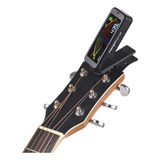 Clipe De Guitarra Bass Tuner Para Guitarra Cromática E Violi