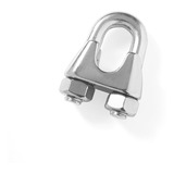 Clips Grampo Para Cabo De Aço 16mm Aço Inox 316 Uso Náutico
