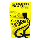 Clips Para Papel 4/0 Cx C/ 400 Unid - Golden Kraft