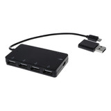 Cn 4 Portas Micro Usb Otg Hub Host De Cable Adapter