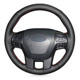 Cn Capa Para Volante Ford Ranger Xlt Plus 2022-25 Couro Real