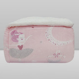 Cobertor Infantil Bebê Plush Premium 1,27x1,52 Bailarina Cor Rosa