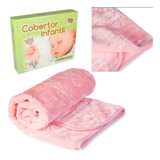 Cobertor Infantil Compressado Alto Relevo 0,90x1,05m Menina