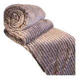 Cobertor Manta Flannel Antialérgico King Queen 2,20 X 2,40 Cor Cinza
