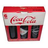 Coca Cola- Retrô Com 6 Garrafas Comemorativa-kit-coleção