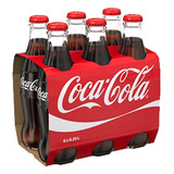 Coca Cola Garrafa De Vidro 6x250ml, Sabor Original E Zero
