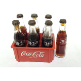 Coca Cola Miniatura Logotipo Japonês Engradado Antigo 