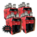 Coca Cola Sem Açucar Vidro 250ml (24 Garrafas) Kit Original