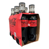Coca Cola Sem Açucar Vidro 250ml (6 Garrafas)