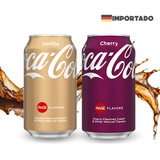 Coca-cola Coke Vanilla Cherry Flavors Importada 330ml 2und