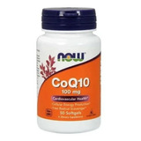Coenzima Q-10 Coq-10 100mg 50caps Now Foods Importado Original E U A Sabor Sem Sabor