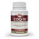 Coenzima Q10 Coq10 60 Cáp - Vitafor-200mg Na Porção - 200mg Sabor Sem Sabor