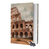 Cofre Camuflado C/ Chave Formato Livro Porta Joias Coliseu M