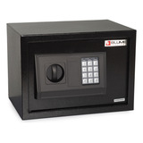 Cofre Eletrônico Digital Grande 34,5x25x24,5cm Chave Reserva Cor Preto