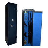 Cofre Para 08 Armas (02 Longas E 06 Curtas) Preto 130x30x30