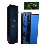 Cofre Para Armas Mini 130 C/ Carpete (ideal Para Iniciantes)