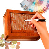 Cofrinho Cofre Guardar Dinheiro Caixa Woodbox 10mil Original