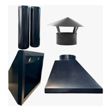Coifa De Inox Preto 80x60 Gourmet Para Cozinha!
