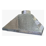 Coifa Gourmet De Aço Galvanizada Com Lâmpada 60cm X 60cm