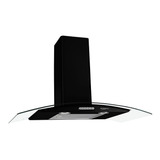 Coifa Parede Fogatti Vidro Curvo Duto Slim Black 90cm Cor Preto 220v