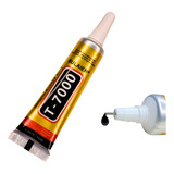 Cola Adesiva Multiuso T-7000 Preta Tela Reparo Celular 15ml