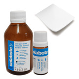 Cola Para Bote Barco Inflável Pvc 120g + Tecido 30cm X 30cm
