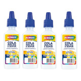 Cola Para Eva Isopor 35g Escolar Artesanato 4 Unidades