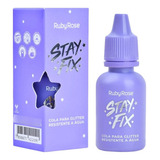 Cola Para Glitter Linha Stay Fix Ruby Rose