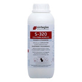 Cola Sinteglas S320 Para Acrílico Policarbonato Ps 1 Litro