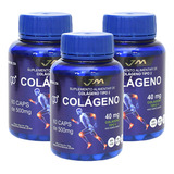 Colágeno Tipo 2 40mg 180caps (3 Potes) Jmsuplementos