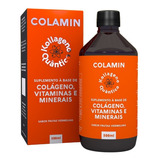 Colamin Colágeno Vitaminas E Minerais 500ml Fisioquântic Sabor Frutas Vermelhas