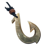 Colar De Madrepérola Swimmi, Colar De Gancho De Peixe Tribal