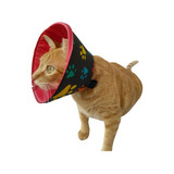 Colar Elizabetano Em Tecido Para Gatos- Tamanhos Diversos