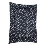 Colchonete Gigante Com Zíper Grande Cachorro Gato Pet 118 Cm X 84 Cm Cor Preto