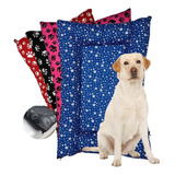 Colchonete Para Cachorro Gato Caminha Pet 90x63 Cm Tam Gg Cor Preto