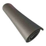 Colchonete Yoga Pilates Fitness Ginastica 1m X 50cm X 10mm Cor Cinza/chumbo