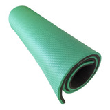 Colchonete Yoga Pilates Fitness Ginastica 1m X 50cm X 10mm Cor Verde