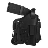 Coldre Tático Universal Base Polímero Preto - Perna