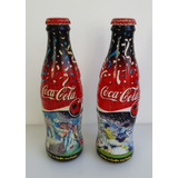 Coleção 2 Garrafa Coca Cola Argentina Brasil Futebol Copa 06