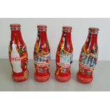 Coleção 4 Garrafa Coca Cola Argentina Copa Do Mundo 2010