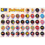 Coleção Completa De Tazos Pac-man Lacrados Com Frente Limpa