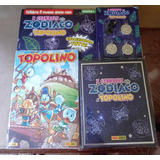 Coleção Completa Topolino Nºs 3449 3450 3451 E 3452 Do Zodiaco Com Pingente - Em Italiano - Editora Panini Comics - Formato 14 X 18,5 - Capa Mole - 2022 - Bonellihq - A23