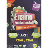 Coleção De Dvds De Videoaulas De Arte Para O Ensino Fundamental - 4º E 5º Ano